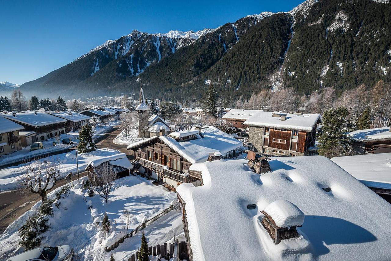 Eden Hotel, Apartments And Chalet Chamonix Les Praz ภายนอก รูปภาพ