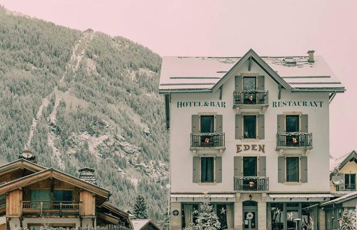 Eden Hotel, Apartments And Chalet Chamonix Les Praz ภายนอก รูปภาพ